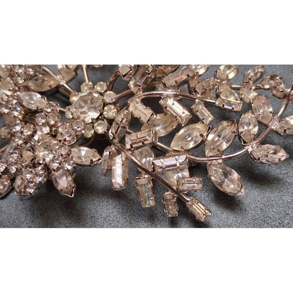 Schoffel Schreiner Rhinestone Brooch Vintage Austria Pin - Picture 5 of 10